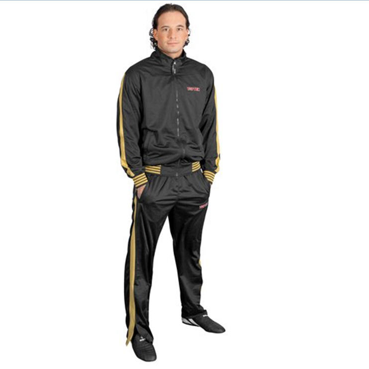 black gold tracksuit
