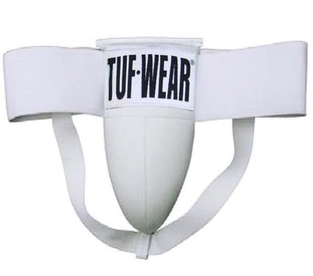NICOPIASPORT TufWear/Lonsdale Groin Cup Protector, White Small