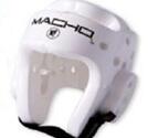 Macho Dyna Huvudskydd  PU, Vit