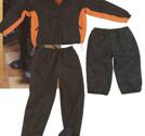 Overall Florens Svart/Orange, X-Small