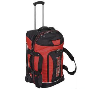 TRÄNINGSVÄSKA - Trolley - Topten Sportbag/Trolley Svart/Röd, Jumbo