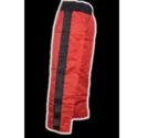 Hayashi trouser Satin Stripe, Red/Black
