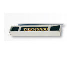 Hayashi Black embroidered belt TKD Satin/Polyester, 5 cm