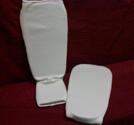 Star Shin/Instep, White Large
