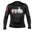 Topten Rashguard Långärm Svart