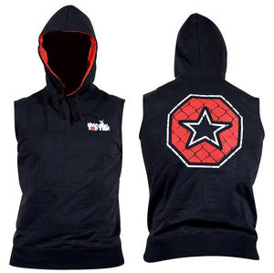 MMA - TOPTEN - Topten MMA Sleeveless Hoodie Black