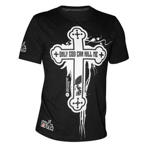MMA - TOPTEN - Topten T-shirt  Only God can kill me, Black