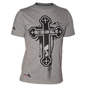 MMA - TOPTEN - Topten T-shirt  Only God can kill me, Grey