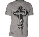 Topten T-shirt  Only God can kill me, Grå