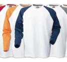 Printer Billiards Långärmad t-shirt,  Vit/Orange Medium
