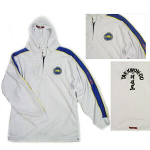 HOOD - Hood kort dragkedja - Topten Hood ITF Sport, Vit  S-XL