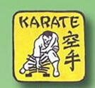 Broderat Märke Karate Rebreakable