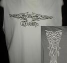 GASP Tribal Shortsleeve, Large White