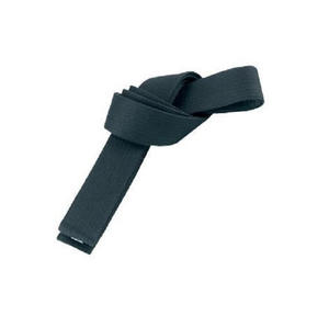 BÄLTEN - 5 cm - Deluxe Svart bälte Bomull, 5 cm