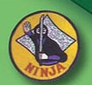 Broderat Märke Ninja Semban