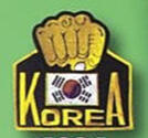 Broderat Märke Taekwondo Fist