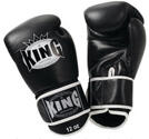 King Boxningshandske, Svart/Vit 10 oz-16 oz