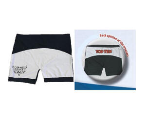 TROUSER - MMA Fight shorts - Topten Fight shorts, Black/White