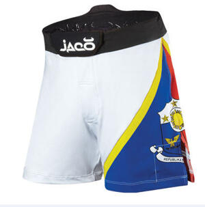 Jaco Philippines Resurgence Fight Shorts, White