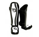 Booster Pro Range Fot/Benskydd, Svart/Vit Skintex