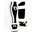 Booster Pro Range Fot/Benskydd, Vit/Svart Skintex