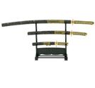 Hayashi Samuraj Set Tiara 3-set Black/Gold (18 year)