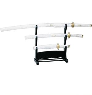 Hayashi Samuraj Set Tiara White/gold 3-set (18 year)