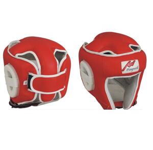 SKYDD - Huvudskydd - Boxning/kampsport Sparring - Ultimate Competition Huvudskydd Läder, Röd  M/L