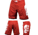Topten MMA Board Shorts Skull, Röd
