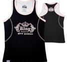 KING Linne Dam med Sport-BH, Svart Medium