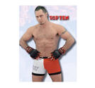 Topten Fight shorts, Röd/Vit