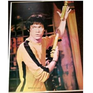 TILLBEHÖR - Poster,Skriftrullar - Bruce Lee Poster, 52x37 cm
