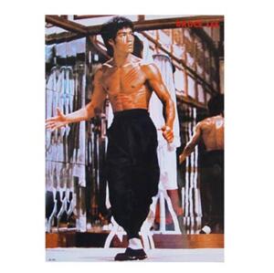 TILLBEHÖR - Poster,Skriftrullar - Bruce Lee Poster, 52x37 cm