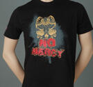 Topten T-Shirt  "No Mercy"  Svart