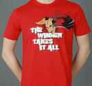 Topten T-Shirt  "The winner takes it all" Röd