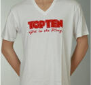 Topten T-Shirt  "Get in the Ring"  Vit