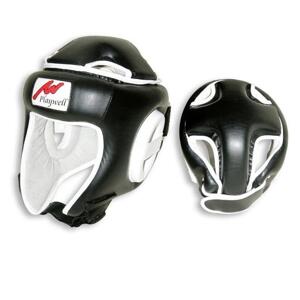 SKYDD - Huvudskydd - Boxning/kampsport Sparring - Ultimate Competition Huvudskydd Läder, Svart  M/L