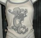Freddy Dragon Top, Creme