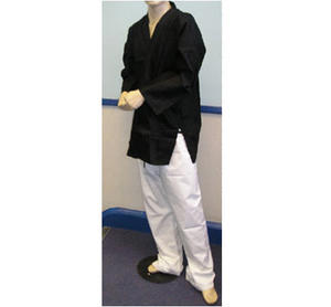 DEMO - Karate GI Mixed Black/White, Demoex 160 cm