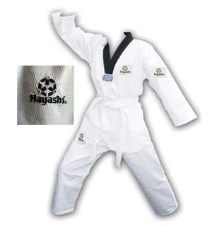DRÄKTER - Taekwondo WTF - Hayashi - Hayashi Olympic WTF Dobok Svartkrage