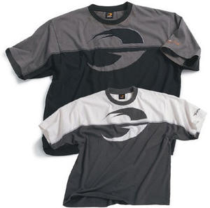 TRÖJOR - T-shirt / Linne / Top - GASP - GASP 2-Coloured Tee, Svart/Metal
