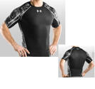 Under Armour Rashguard Battle SS Tee, Svart