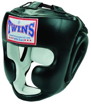 SKYDD - Huvudskydd - Boxning/kampsport Sparring - Twins Huvudskydd Sparring Läder Svart
