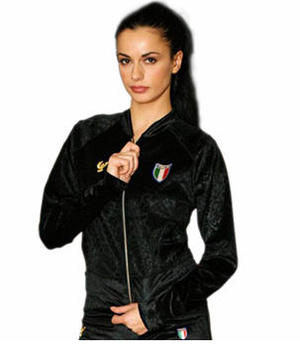 JACKOR / VÄSTAR - Damer - Jacka med strass Svart Medium/Large