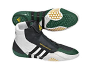 SKOR - Brottning - Adidas Response Brottarsko, Mörkgrön/Vit/Svart, 44 2/3