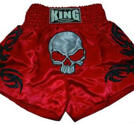 King Thaishorts Skull Red, Medium