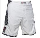 Topten MMA Board Shorts Cage, Vit/Svart
