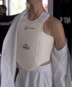 WKF Approved Body protector